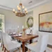 formal dining room in luxury guard gated neighborhood