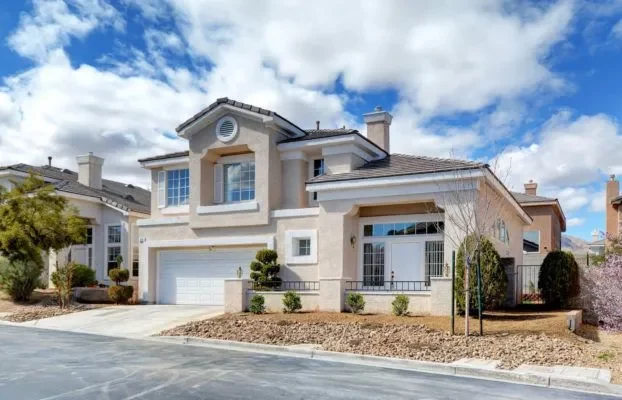 Exterior from of a Summerlin rental home