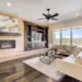 interior living room seven hills luxury rental