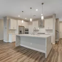 modern grey kitchen home for rent