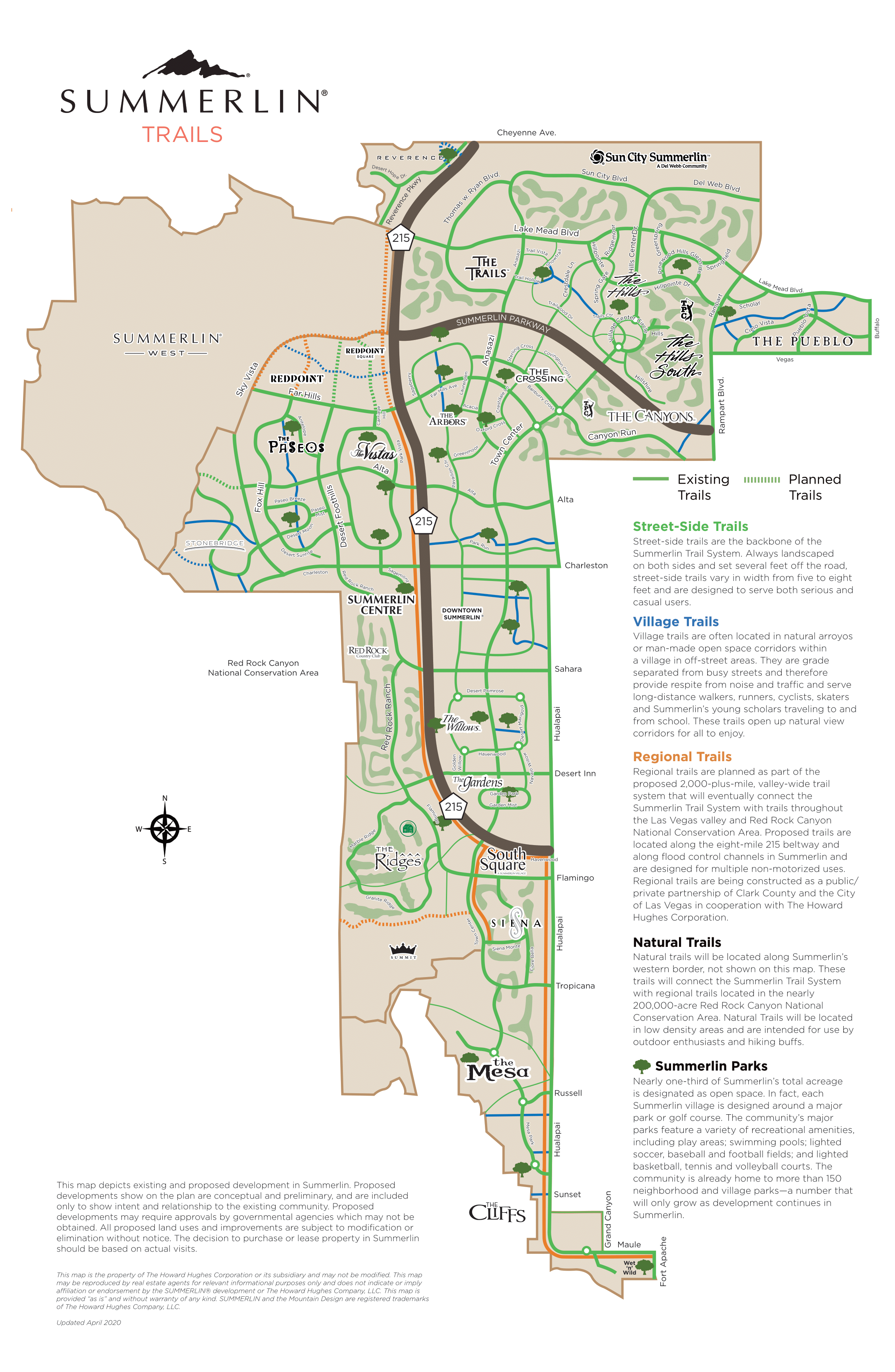 Summerlin Property Management Company service area 1