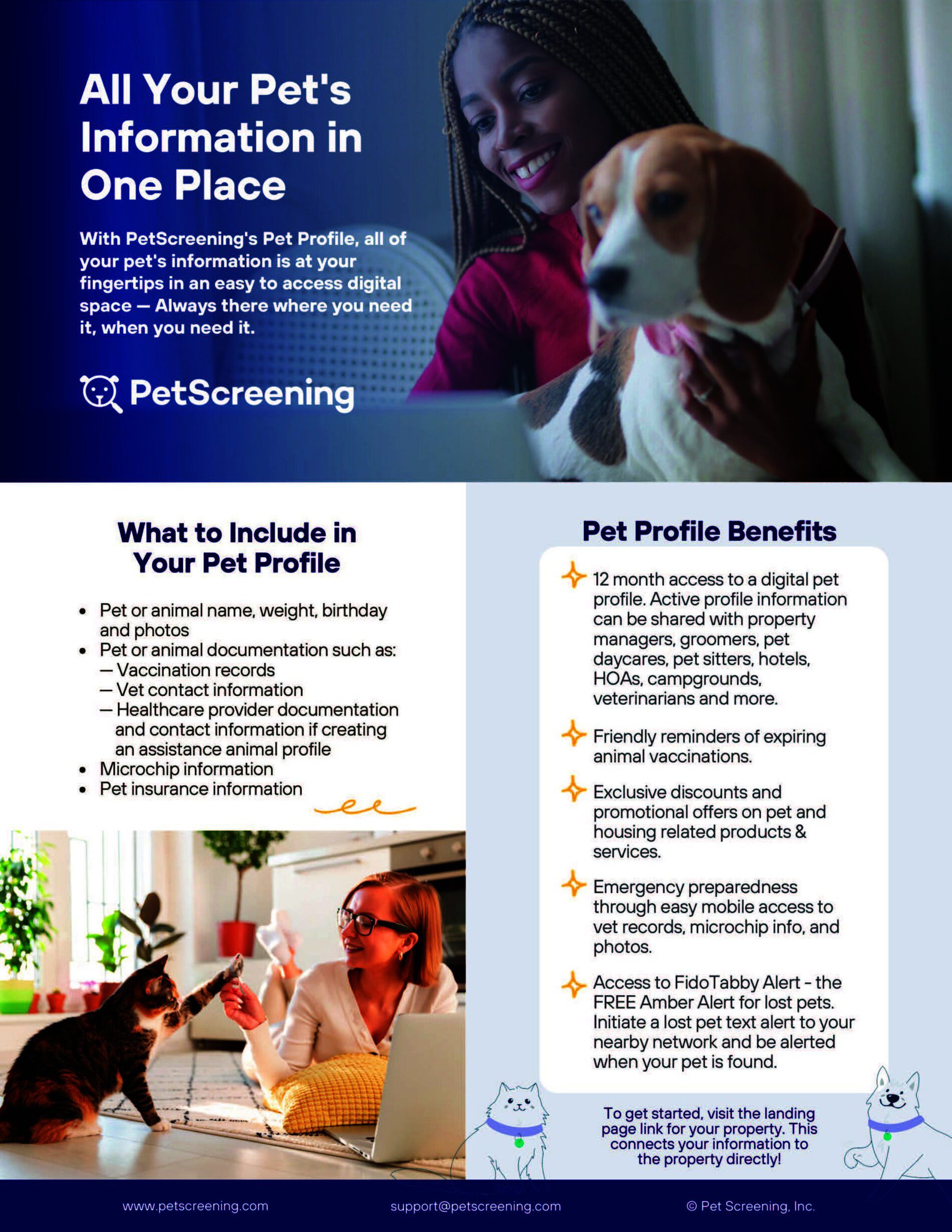 PetScreening.com flyer