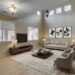 Virtually staged interior living room of a Las Vegas rental home