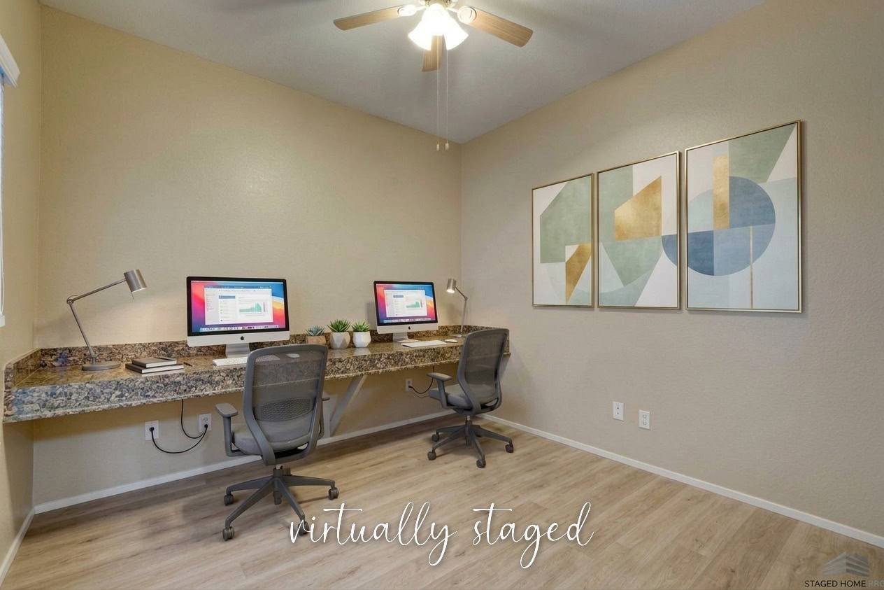 Virtually staged interior of a Nevada rental property